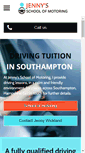Mobile Screenshot of jennyschoolofmotoring.co.uk